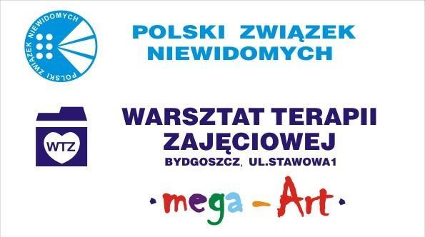 Warsztat Terapii Zajęciowej mega-art WTZ mega-art wychodzi z założenia, iż rehabilitacja zawodowa jest etapem powrotu człowieka z niepełnosprawnością do społeczeństwa.