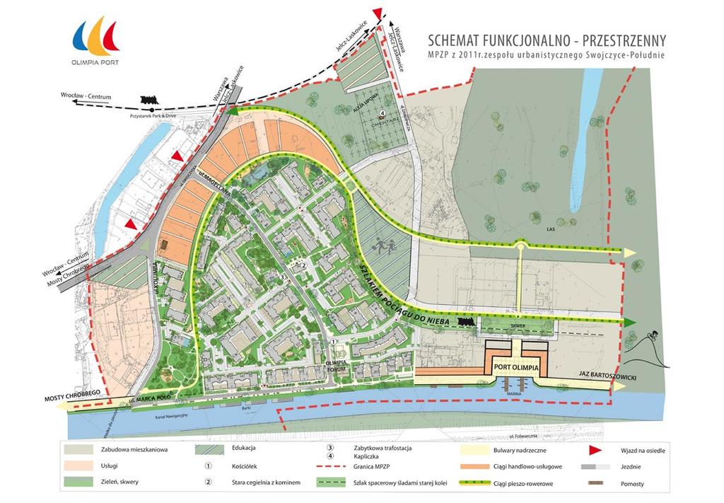 FORMA ul. Czartoryskiego OMPLESOWE OSIEDLE NAD RZEĄ Architekci połączyli na Olimpii Port wszystko czego potrzebujesz do wygodnego życia.