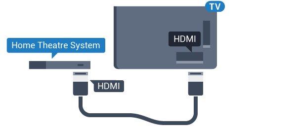 W przypadku połączenia HDMI ARC nie jest konieczne podłączanie dodatkowego przewodu audio. Połączenie HDMI ARC obsługuje oba sygnały.