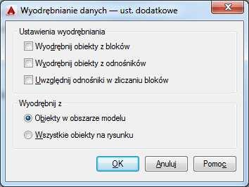 do legendy w arkuszu (jeżeli legenda znajduje się w modelu bloki należy wybrać korzystając z