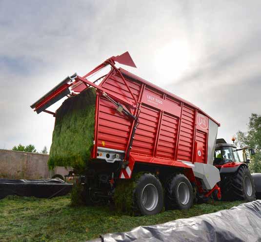 100 XR Combi Bezpieczny start rozładunku Kolejnym atutem modelu Tigo PR/XR jest jego system rozładowczy.