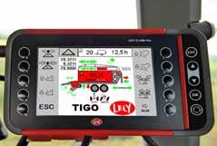 lely TIGO ISOBUS maksymalna łatwość obsługi Nowy komputer pokładowy ISOBUS należy do wyposażenia standardowego wszystkich modeli Tigo PR i Tigo XR.