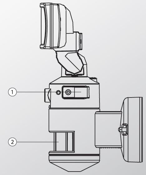 Prawa strona 1. Gniazdo na kartę micro SD 2.