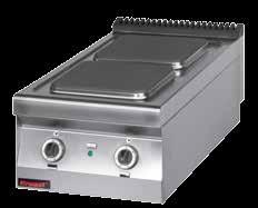 Kuchnie gazowe i elektryczne UWAGA: kuchnie z piekarnikami PE i PG dostarczane są bez dodatkowego