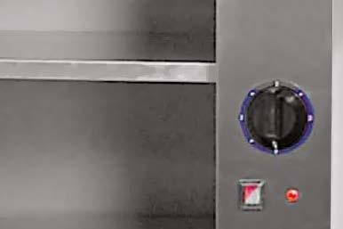 Cechy urządzenia: grzejnik i wentylator zamocowane są w ściance bocznej obok panelu sterowania, ścianki te w miejscach umocowania grzejnika i wentylatora są perforowane dzięki czemu jest ułatwiona