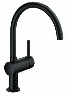 powłoka chromowa z GROHE StarLight głowica ceramiczna 46 mm z GROHE SilkMove regulowany ogranicznik