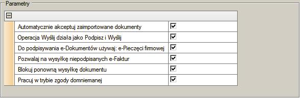 Przygotowanie programu do pracy 23 Ustalenie parametrów pracy programu Przed rozpoczęciem regularnego wykorzystywania programu, należy ustawić parametry jego pracy, zależnie od zasad obowiązujących w