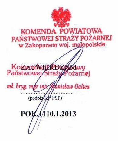 Zakopane, dnia 29 kwietnia 2013 roku OGŁOSZENIE O NABORZE Komendant Powiatowy PSP w Zakopanem ogłasza nabór w Korpusie Służby Cywilnej na stanowisko główny księgowy Nabór organizowany jest na