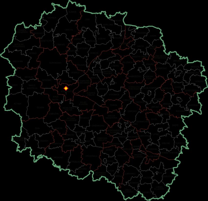 Mapa 14 Instalacje do unieszkodliwiania przeterminowanych środków ochrony roślin Lista instalacji znajduje się w Tabela 61 1.1.1.1 Identyfikacja problemów W województwie nie obserwuje się znaczących problemów z w zakresie gospodarowania przeterminowanymi środkami ochrony roślin.