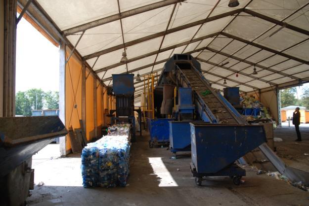 Instalacja stabilizacji frakcji biodegradowalnej wydzielonej ze zmieszanych odpadów komunalnych- system