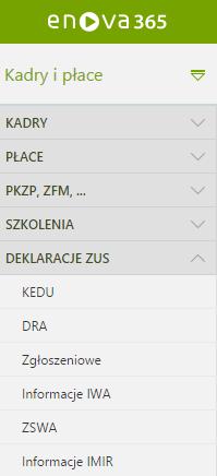 Deklaracje ZUS Przesłanie deklaracji ZUS do Programu Płatnika wymaga wcześniejszego ich zapisania w pliku KEDU (Kolekcja Elektronicznych Dokumentów Ubezpieczeniowych).