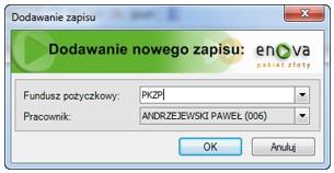 Obsługa funduszy pożyczkowych - PKZP i ZFM Pracownicze Kasy Zapomogowo - Pożyczkowe i Zakładowe Fundusze Mieszkaniowe Firmy udzielające pracownikom pożyczek, maja możliwość ewidencjonowania i