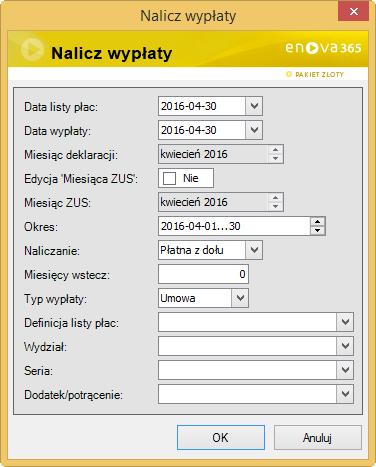 Wypłata anulująca musi być naliczona z takim samym miesiącem ZUS jak korygowana