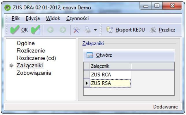 DRA za styczeń 2012: Elementy Na deklaracji korygującej za styczeń 2012