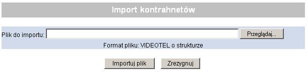 1. Wstęp Dokument dotyczy funkcjonalność systemu w zakresie importu i eksportu danych. Opisuje dostępne opcje w systemie oraz sposób ich wykorzystania.