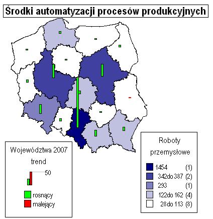 Tak więc poziom zaawansowania województwa pod względem