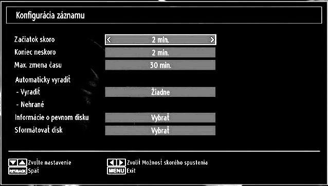 Nastavenie časovača vypnutia Toto nastavenie sa používa na nastavenie toho, aby sa televízor po určitom čase vypol. Zvýraznite možnosť Časovače vypnutia pomocou tlačidiel a.