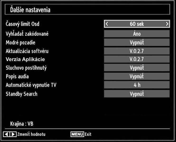 Konfigurácia nastavení zdroja Aktivuje alebo deaktivuje možnosti vybraných zdrojov. Televízor sa neprepne na deaktivovaný zdroj možností, ak je tlačidlo SOURCE stlačené.