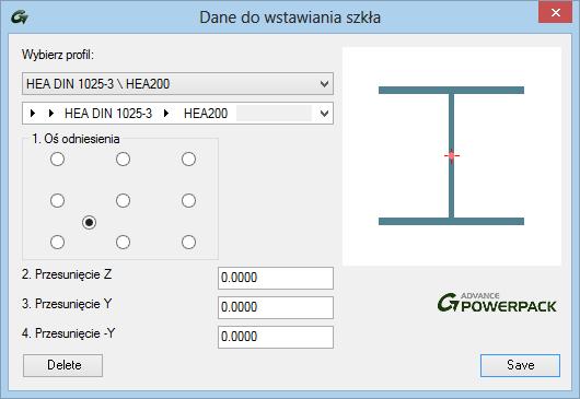 Nowa kategoria Nowa kategoria, służąca do tworzenia paneli szklanych, została dodana do wstążki Graitec PowerPack. Wstążka Graitec PowerPack dla programu Autodesk Advance Steel 2015.