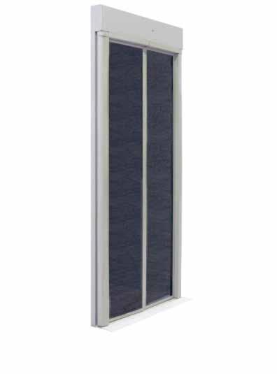 Drzwi Aritco 6000 Dwuskrzydłowe drzwi szklane na zawiasach Dwuskrzydłowe drzwi szklane na zawiasach są wykonane ze szkła laminowanego o grubości 17,5 mm.