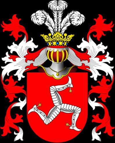 betrübten Vater nicht nur weite Güter, sondern auch dieses Wappen. Dann wird aber wieder gesagt, dass dieses Wappen kein verliehenes sei, sondern ursprünglich den Zuruf und Namen Borzym gehabt habe.