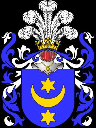 Über den Ursprung des Wappens Wird gesagt: Arkadius, ein Ausländer, leistete unter dem Fürsten von Sieradz, Czarny Leszek, Kriegsdienste.