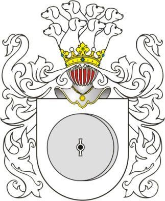 verschiedenen Farben des Feldes. In Polen hieß das Wappen Kuszaba, wurde aber vereinzelt Bychawa und auch Ruchaba genannt.