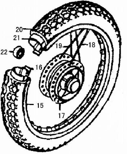 Nakrętka osi Zawleczka Tłumik zabieraka Oring Łożysko Obręcz Ochraniacz Bęben/ Szprycha Szprycha Opona Dętka Tuleja cushioning COMP Primary chain Cushion body Bolt, stud bearing0-rs Oil seal Axle