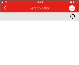 Dodawanie czujników do bramki Po naciśnięciu ikony Sensor/Actor w interfejsie podglądu na żywo kamery