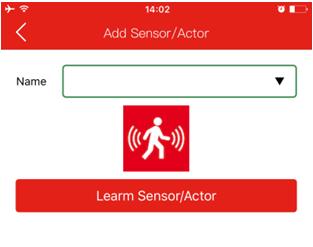 (2) Aby dodać czujnik kontaktowy, wybierz opcję Door/Window detector.