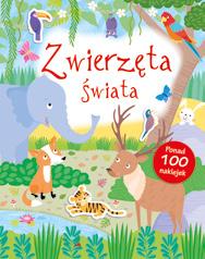 rysunkami oraz 2 wkładki zawierające ponad 100 naklejek.