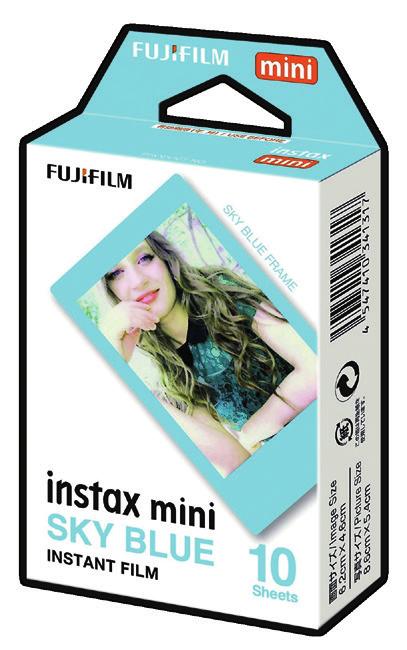 Film FUJIFILM Instax Mini 10 black frame Barwny wkład natychmiastowy FujiFilm z czarną ramką, do aparatów Instax. Wymiary powierzchni światłoczułej: 6,5 x 4,6 cm.