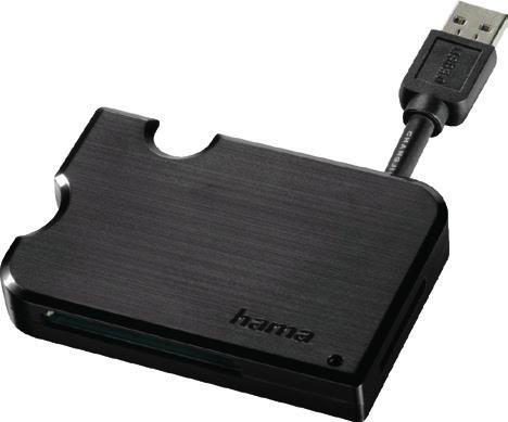 wspierane przez Czytnik kart HAMA USB 3.0 3 w 1 Połączenie: USB 3.0 A Plug Połączenie: USB 3.