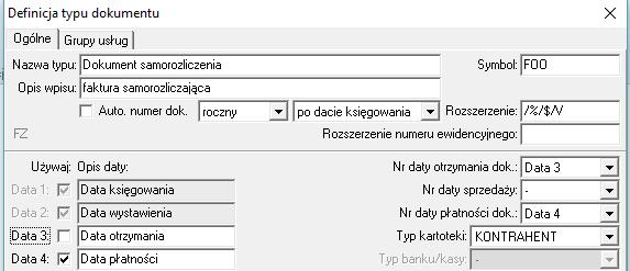 taka możliwość daje typ rejestru sprzedaż/zakup (przy konfiguracji można wykorzystać rejestr predefiniowany