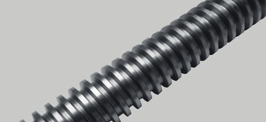 ŚRUBY TRAPEZOWE SERIE TRAPEZOIDAL SCREWS SERIES Ślimaki Worms Materiał / Material: AVPB Powierzchnia: zęby frezowane / Surface: milled teeth Uzębienie: PRAWOSKRĘTNE - LEWOSKRĘTNE / Tooth system: RH -