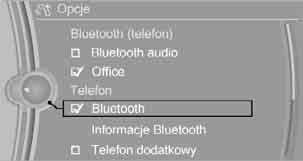 Logowanie/wylogowanie telefonu komórkowego Informacje ogólne Do dyspozycji są następujące funkcje: > Wykorzystywanie telefonu jako źródła dźwięku.