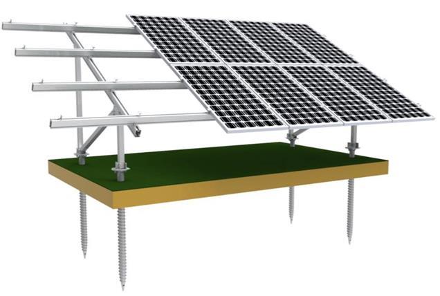 PAGE 5 06 GRUNT 14 Konstrukcja naziemna MP Solar to rozwiązanie dedykowane dla przydomowych elektrowni fotowoltaicznych.
