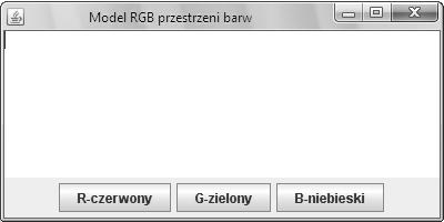 ROZDZIAŁ 10 ELEMENTY GRAFICZNEGO INTERFEJSU UŻYTKOWNIKA 115 Rys. 14. Rozmieszczanie elementów w oknie aplikacji.