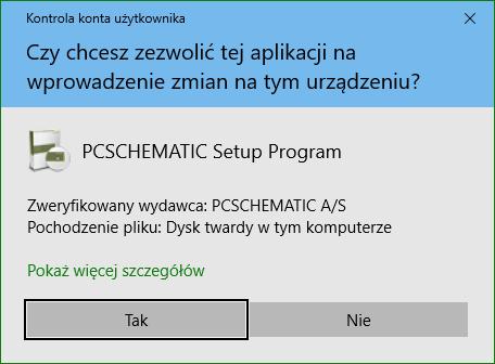 Aktualizator uruchomi się automatycznie.