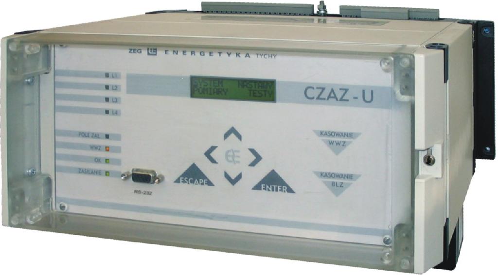 CZAZ-U Przykłady zastosowania zespołu CZAZ-U są przedstawione w dokumencie o nazwie: Aplikacje CZAZ-U (nr EE413219).