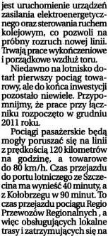 2 PKP PLK: Modernizacja CMK w toku Czêœæ zaplanowanych robót bêdzie zakoñczona w latach 2013 2014.