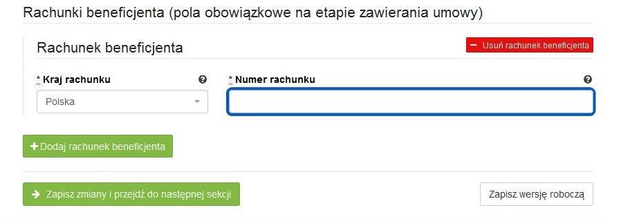 pochodzą z oceny dokonanej w dobrej wierze w trakcie roku obrotowego). Numer w rejestrze podmiotów wykonujących działalność leczniczą (dot. Działań 7.3, 3.