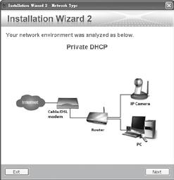 Po analizie sieci, kliknij Dalej aby kontynuować. Installation Wizard 2 3.