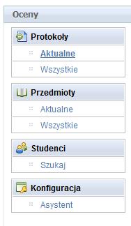 3. Tworzenie i obsługa elektronicznego protokołu Protokoły tworzone i wysyłane są przez pracowników dziekanatu.