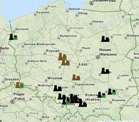 Duża energetyka w Polsce Długi cykl budowy dużych elektrowni: