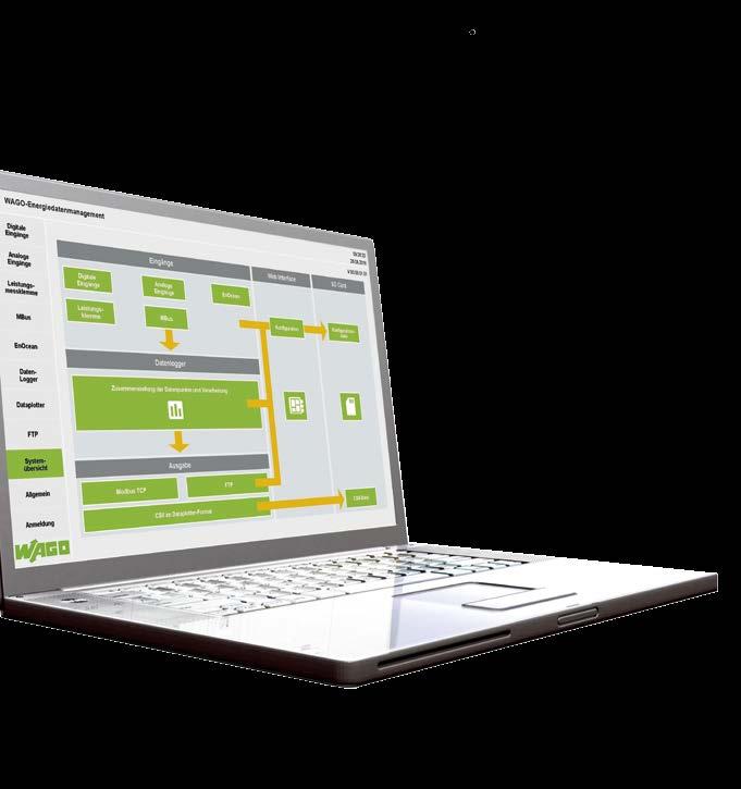 STEROWNIKI WAGO - zarządzanie danymi o zużyciu energii Wygodne rozwiązanie do odczytu i zarządzania danymi o zużyciu energii: po wdrożeniu aplikacji WAGO dot.