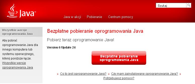 Instalacja Java Script Java Script, to wtyczka do przeglądarek internetowych, podobnie jak Flash potrzebna przeglądarce internetowej do wykonywania pewnych