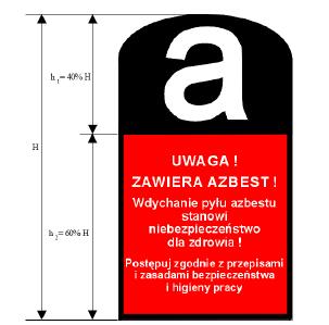 4) zastosowania odpowiednich środków technicznych ograniczających do minimum emisję azbestu do środowiska; 5) zastosowania w obiekcie, gdzie prowadzone są prace, odpowiednich zabezpieczeń przed