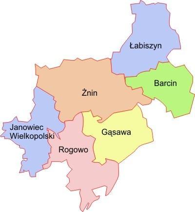 Na terenie gminy Barcin znajdują się dwa rozlewowe jeziora Wolickie i Sadłogowskie zlokalizowane w ciągu rzeki Noteć i fragment jeziora Kierzkowskiego.