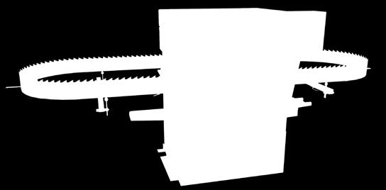 długość listwy zębatej 1400 mm - posuw 10-40 zębów/min.